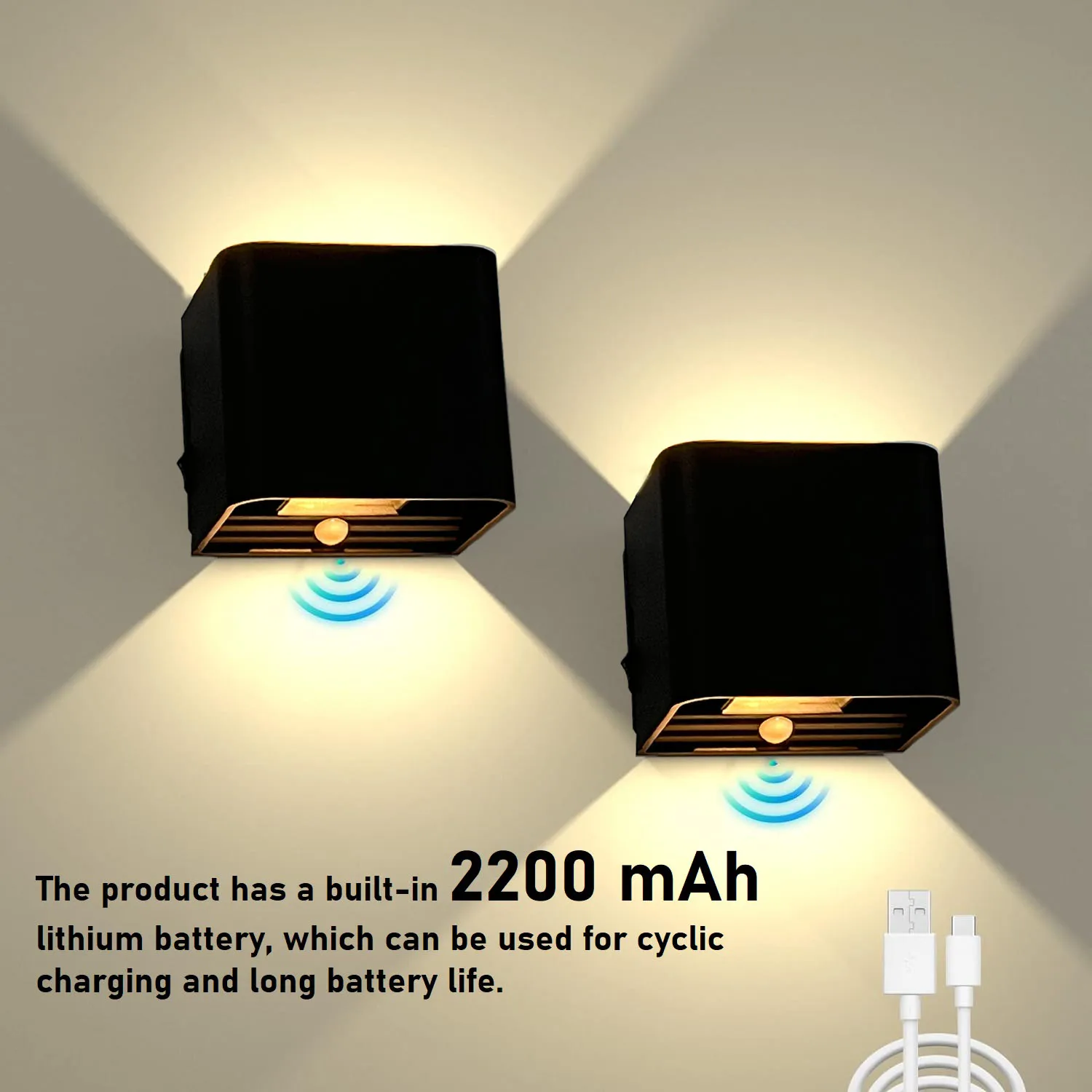 QF-248 Nordic Wall Light Waterproof Outdoor Porch Garden LED Wall Sconces Lighting Minimalist Wall Lamp