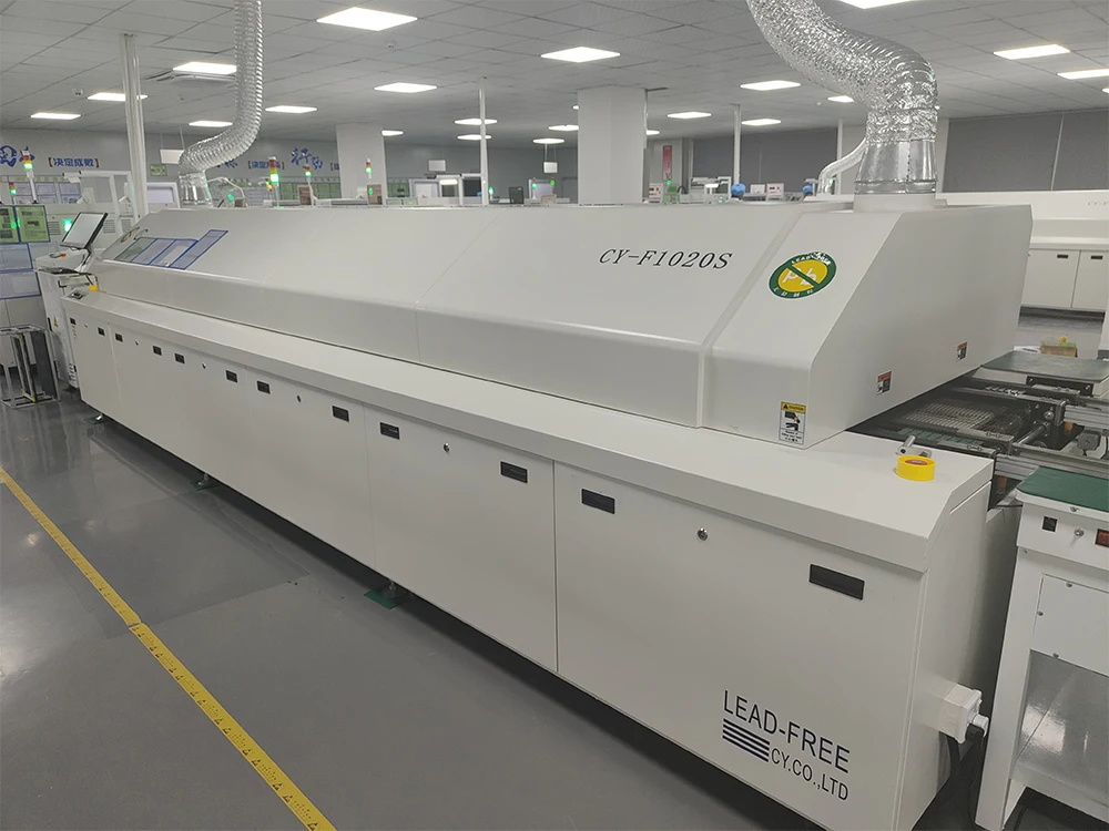 High repurchase rate CY Shenzhen Reflow Soldering Machine with Special width adjustment of double guide rail