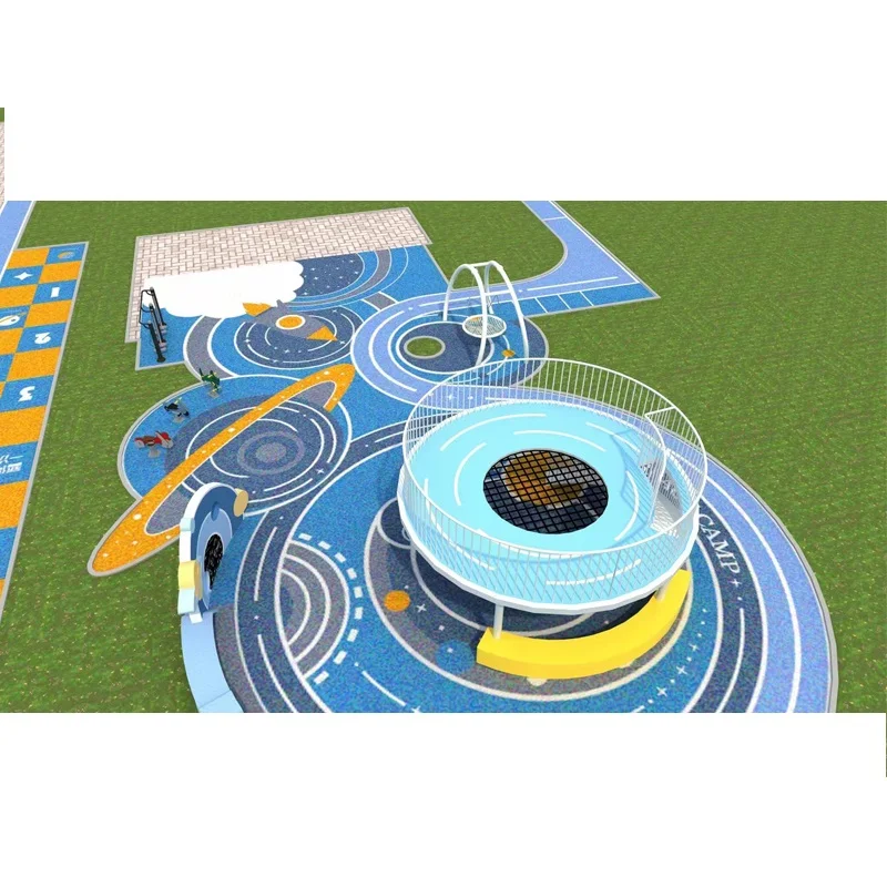 Stainless steel slide children outdoor playground swing and slide set outdoor play games equipment for outdoor amusement park