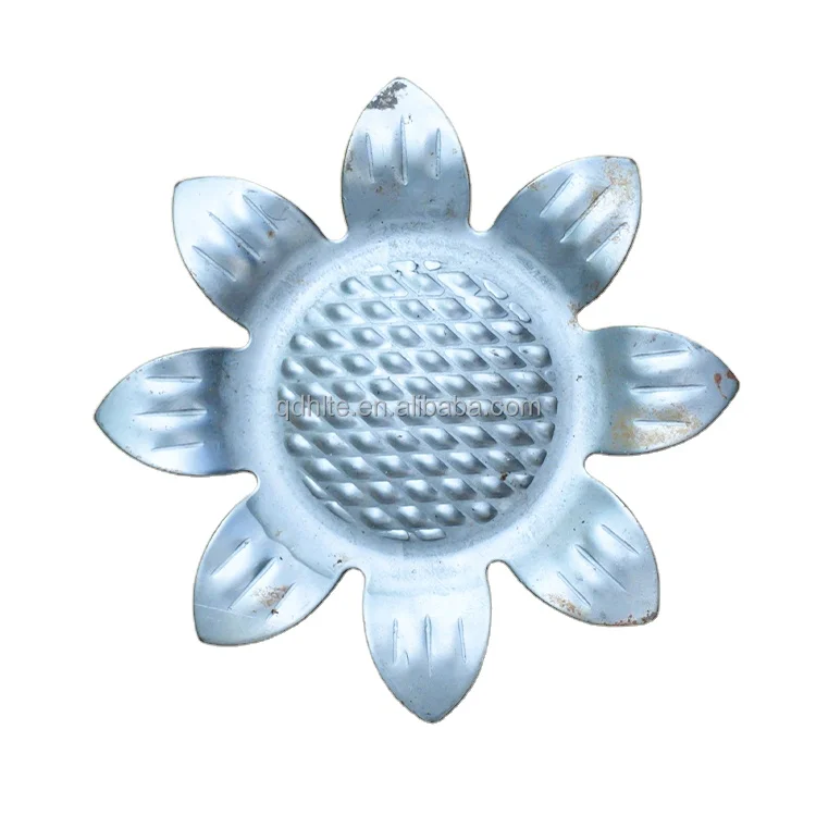 HLT Cheap Price Steel Leaves Iron Stamping Flowers Wrought Iron Leaves