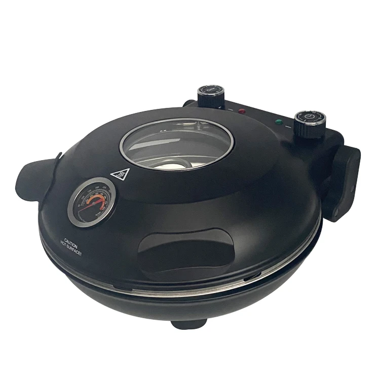 Factory Outlet Home Use Smoke Free 420 Degree Preheating Function Portable Pizza Maker With Pizza Cutter