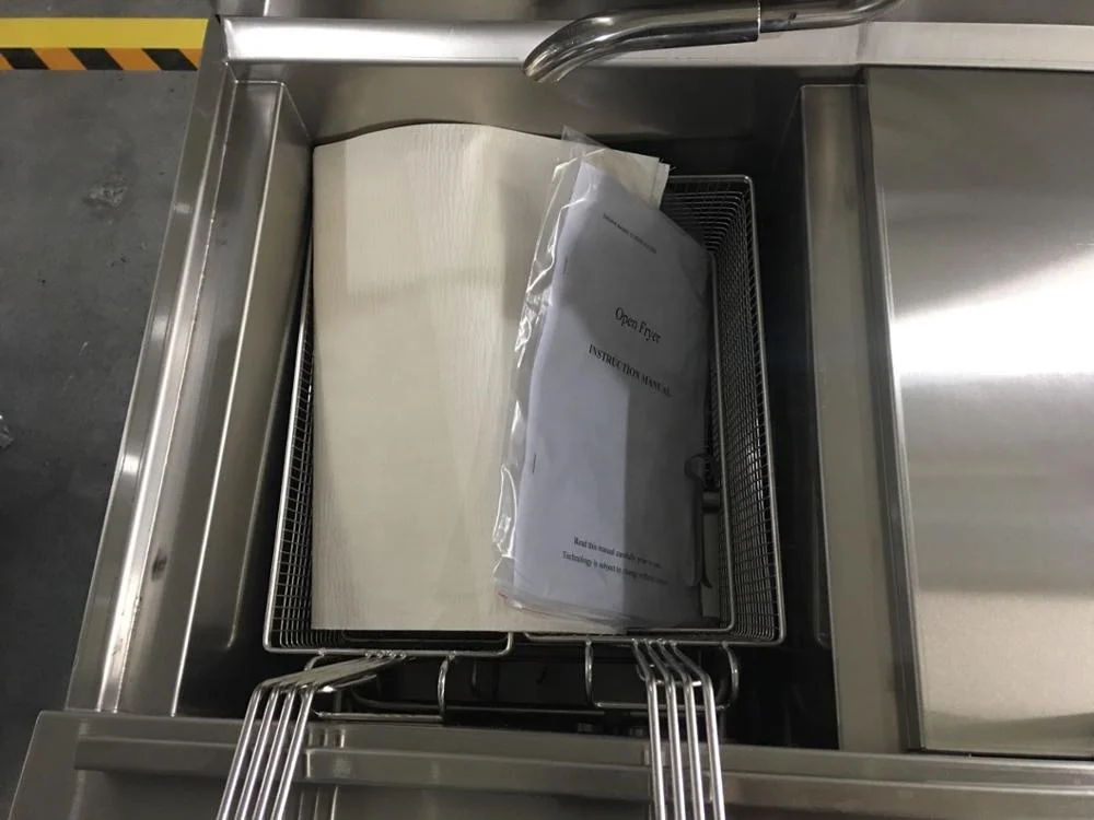 Commercial Three Tanks Gas Deep Fryer With 6 Frying baskets OFG-323