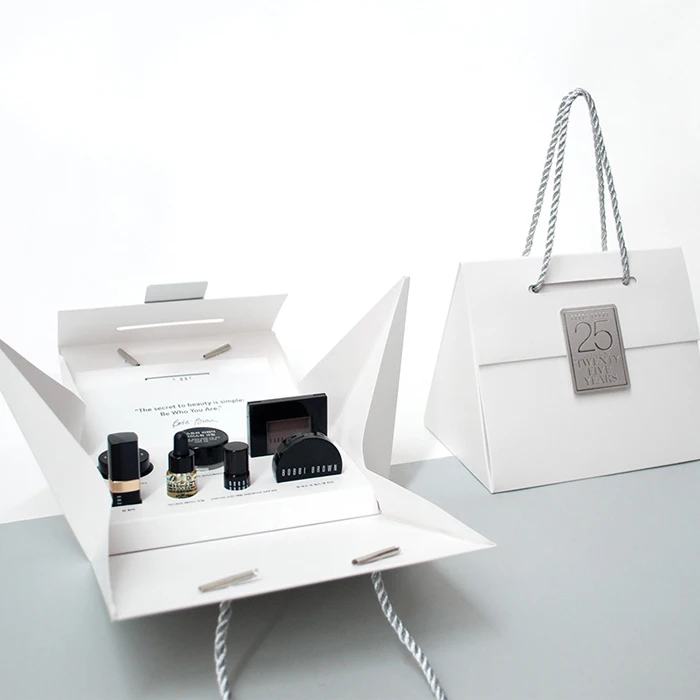 Custom cosmetic eco friendly paper gift box makeup cosmetic packaging boxes custom logo beauty cosmetic makeup box