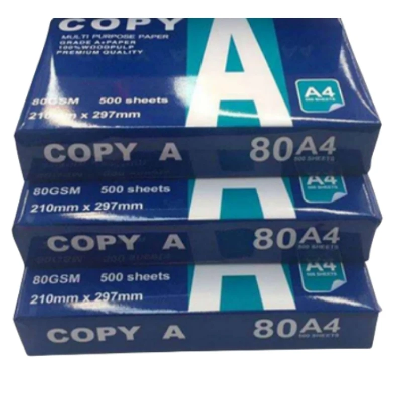 From China Wholesale Manufacturer A4 Papers 80gsm A4 Paper Ram for Photocopies