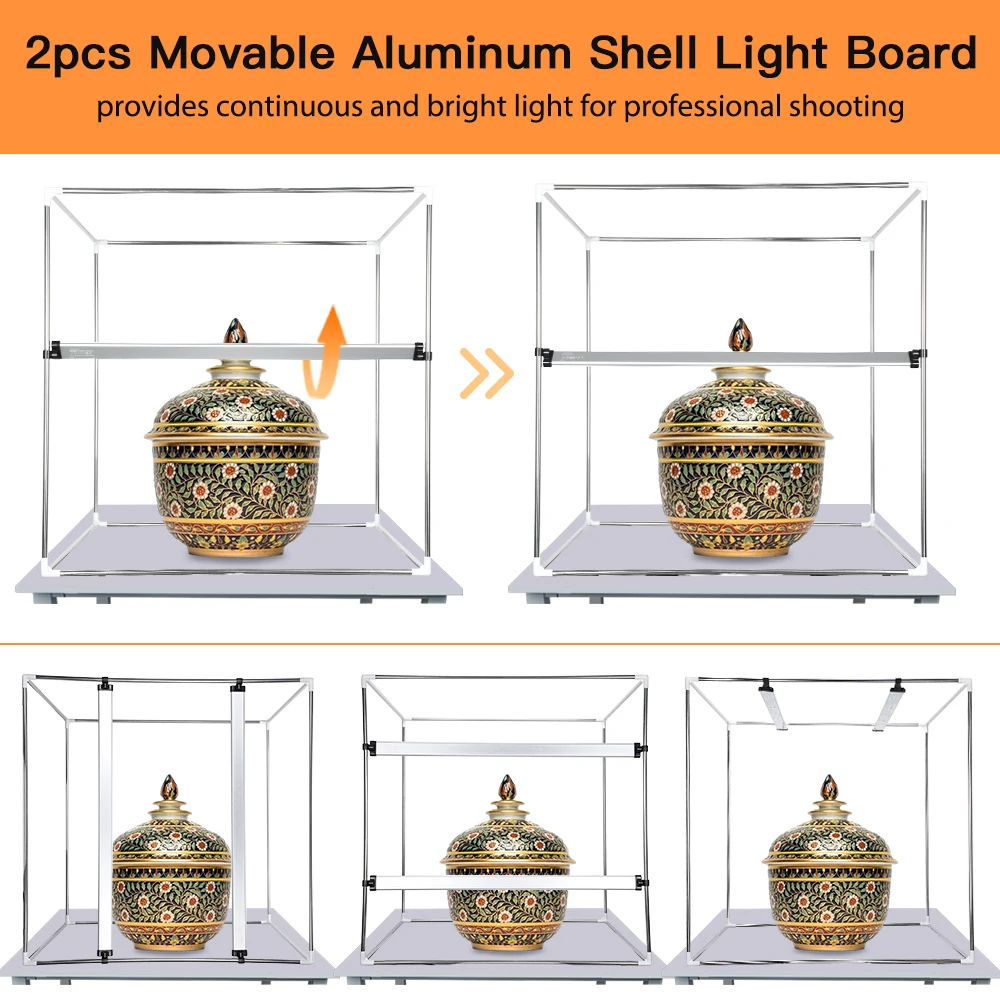 Travor 80*80cm 31.5inch Dimmable Photo Studio Lighting softbox lightbox Folding light Box Photography Backdrop Shooting Tent kit