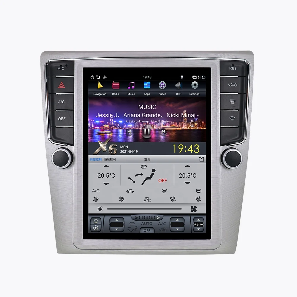 Tesla Android carplay car multimedia player for VW Passat CC b6 b7 Android Player Car Stereo Radio Recorder Video Player