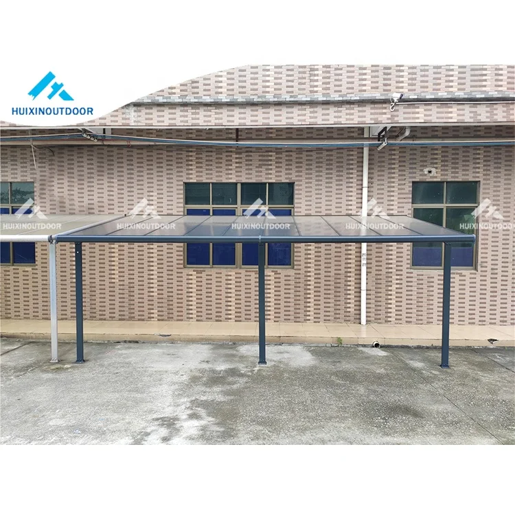 Full Kit Roofe Balcony Privacy Outdoor Cover For Shade Pergola Retractable Home Patio Canopy Awning Patio Cover