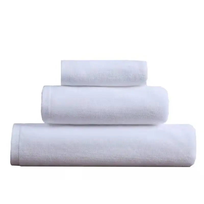 Thick Bath Towel Set 3 Pcs  Custom Your Logo Set Wholesale 100 Cotton Hotel towel