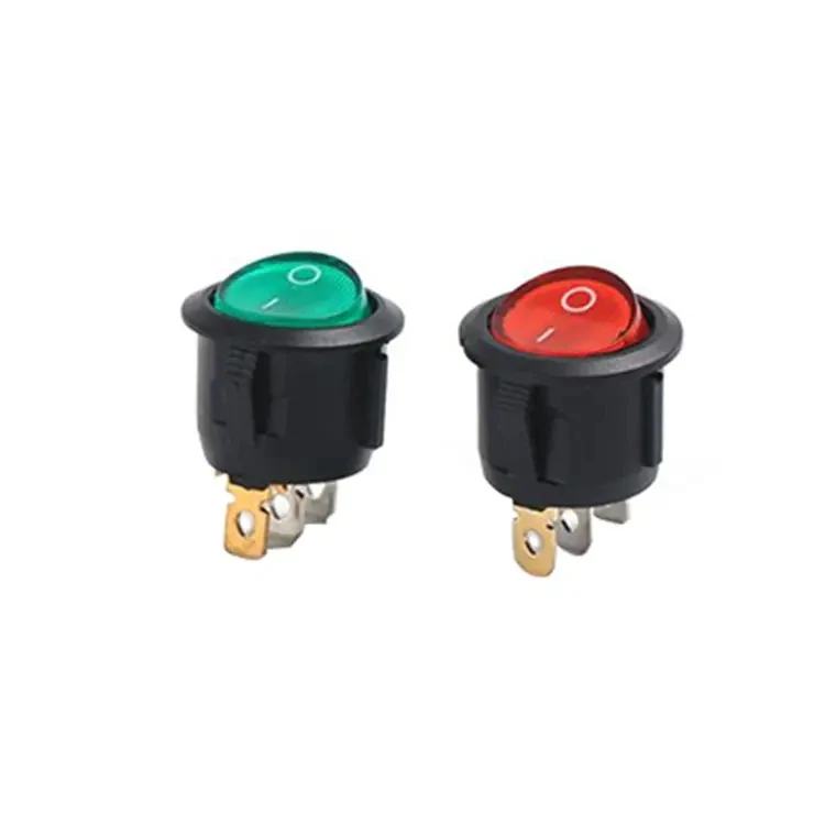 Завод 30A 250V ON OFF 4-контактный большой ток Светодиодная подсветка сверхмощные электрические водонепроницаемые красные автомобильные переключатели