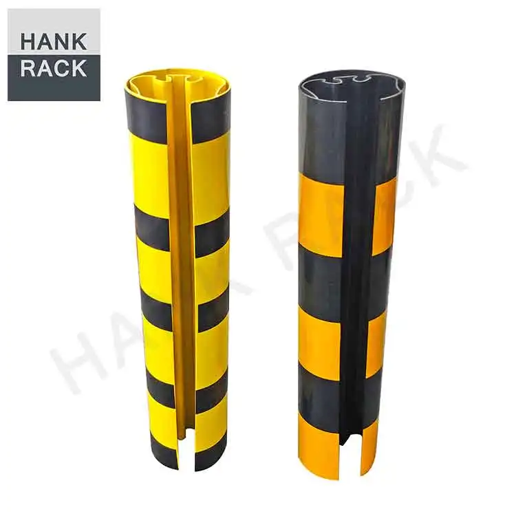 China Ningbo factory direct pallet rack column upright guard plastic post protector
