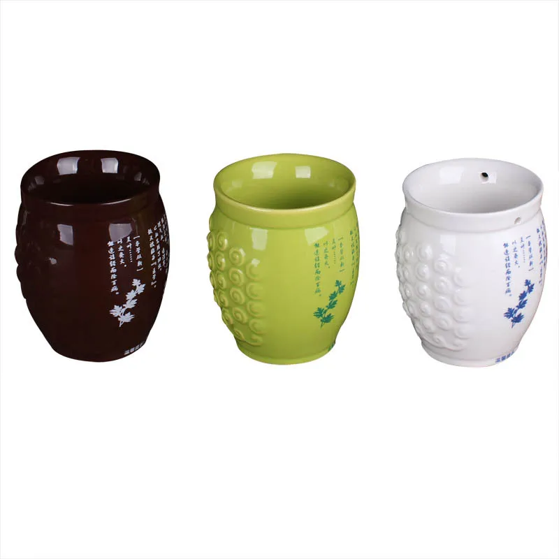 Traditional Chinese Medicine Ceramic Moxibustion Cups Massager