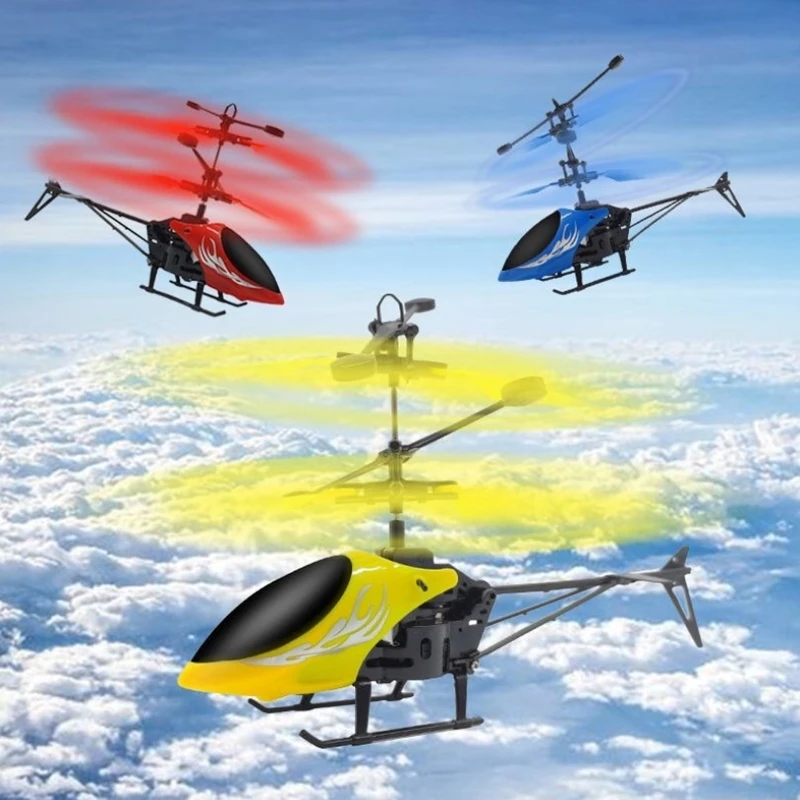 Mini Drone UFO Hand Operated RC Quadrocopter Dron Infrared Induction Aircraft Flying Ball Toys For Kids