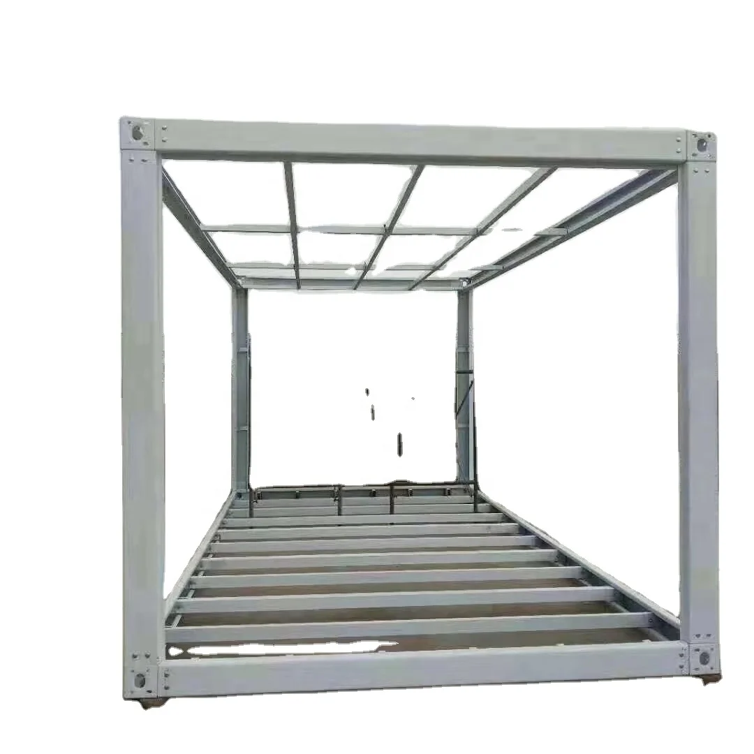 low cost portable assembled modular container house frame