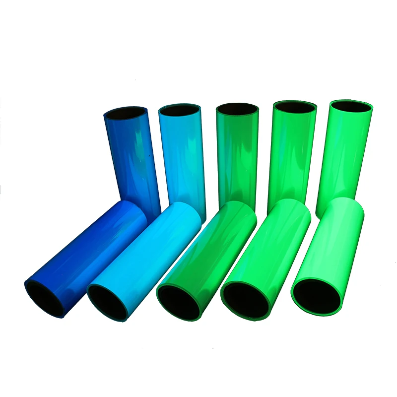Photoluminescent self-adhesive vinyls