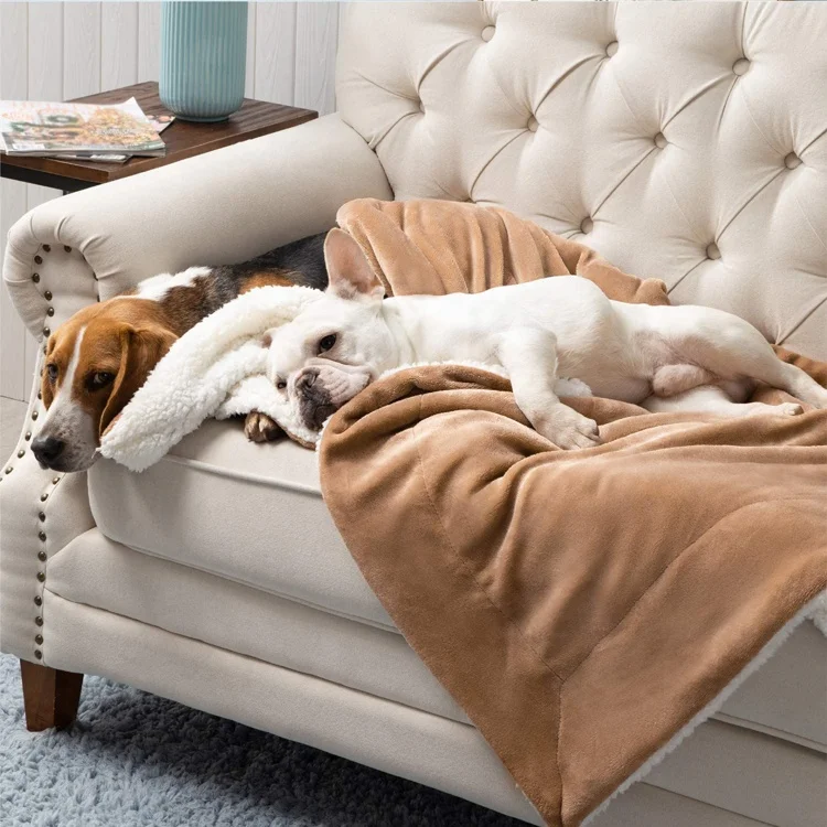 
OEM factory wholesale premium quality sherpa fleece blanket 