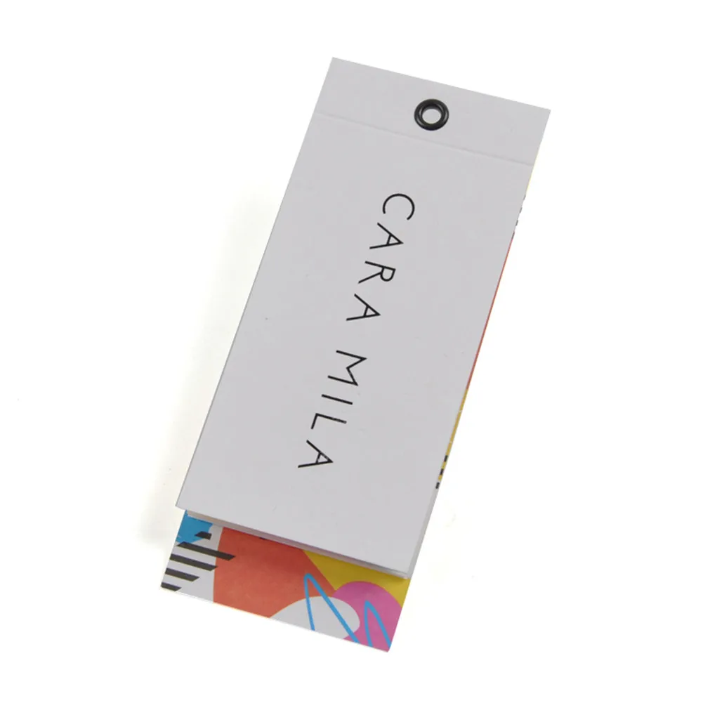 Supplier Free Design Best Service Custom Clothing Paper Swing Tag Product Hang Tags for Garment