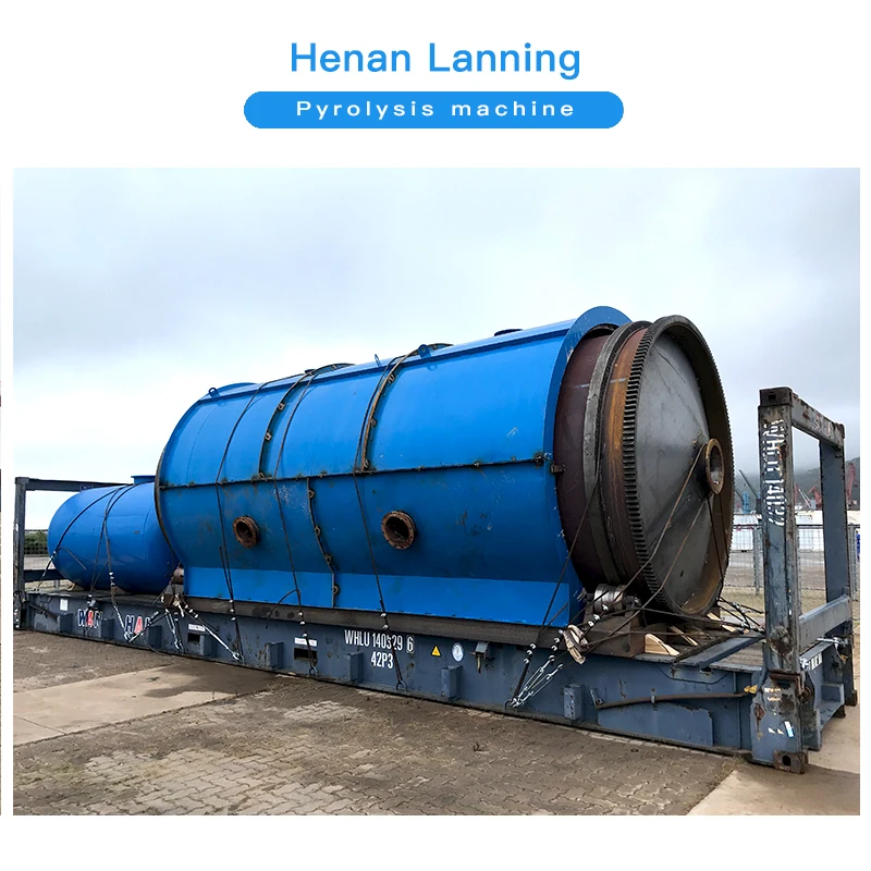 
Henan Lanning 5 ton waste tire pyrolysis plant mini pyrolysis machine 