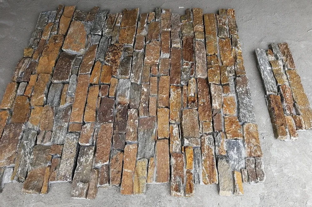 Natural cultural stone exterior wall design