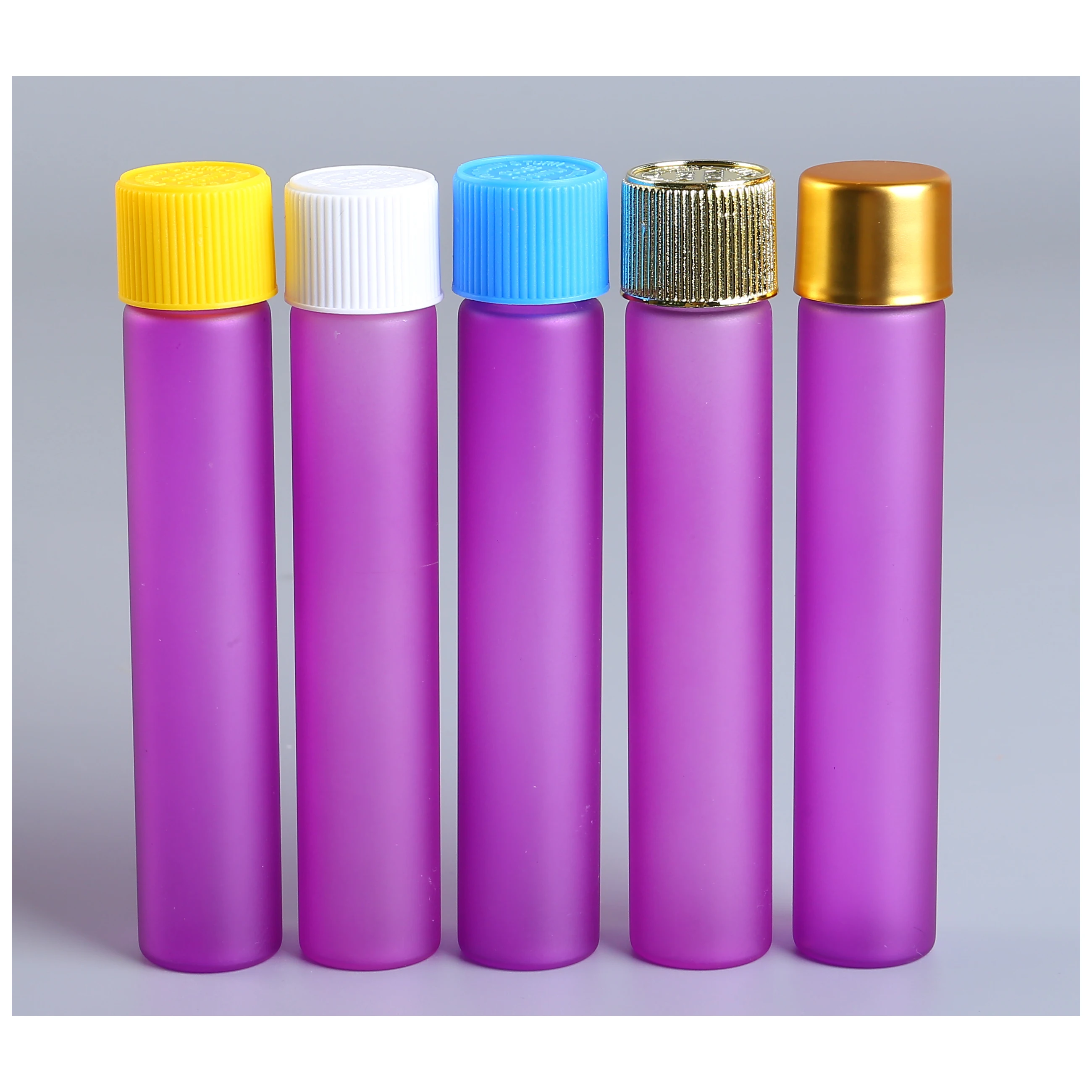 wholesale manufacturer round bottle  cork top Glass pre roll tubes
