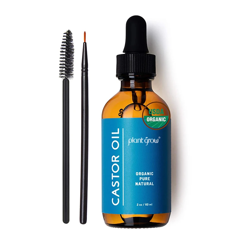 IN STOCK Private Label Fast Absorbing Light Weight Vegan Unrefined Cold Pressed castor oil organic for Eyelash Hair Skin