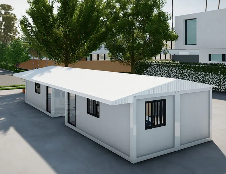 Movable Prefab Eco Container Units Prefab Apartment Tiny Houses for Ethiopia Cheap Prefab Houses Light Steel Structure Flat Top