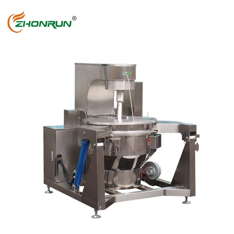 China stainless steel commercial caramel kettle corn popcorn machine / corn popping machine for sale