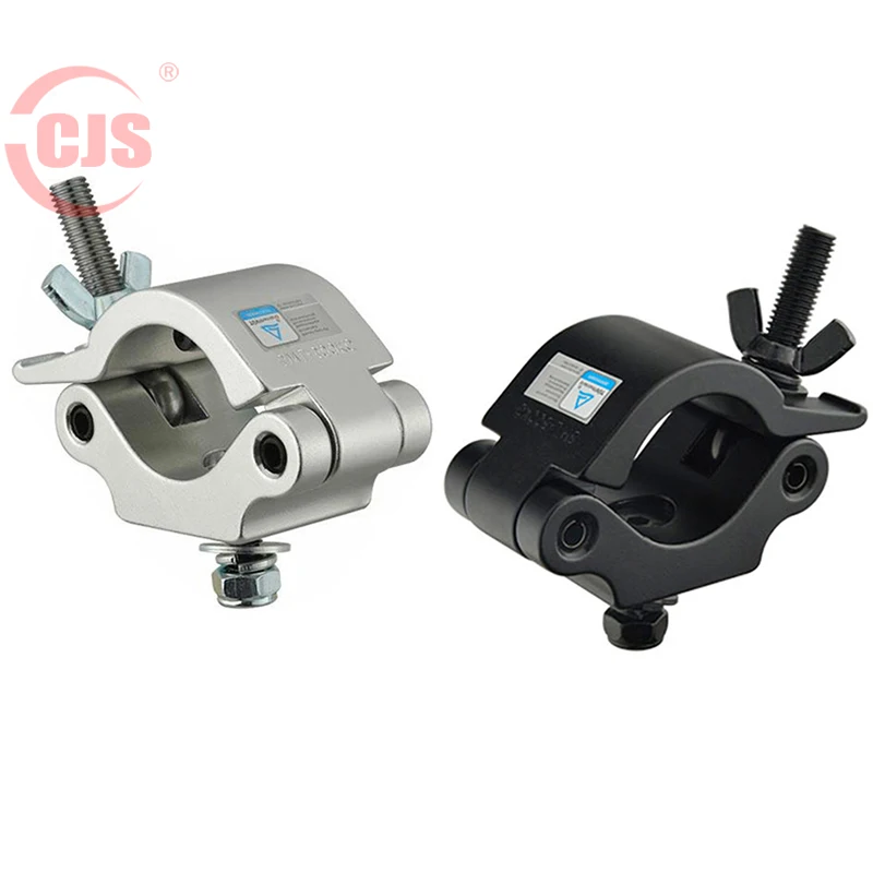 CJS5003 Tube48-51mm Load 500kg Aluminum Stage Lighting Truss Display System Accessories Coupler Pipe Truss Clamp Hook