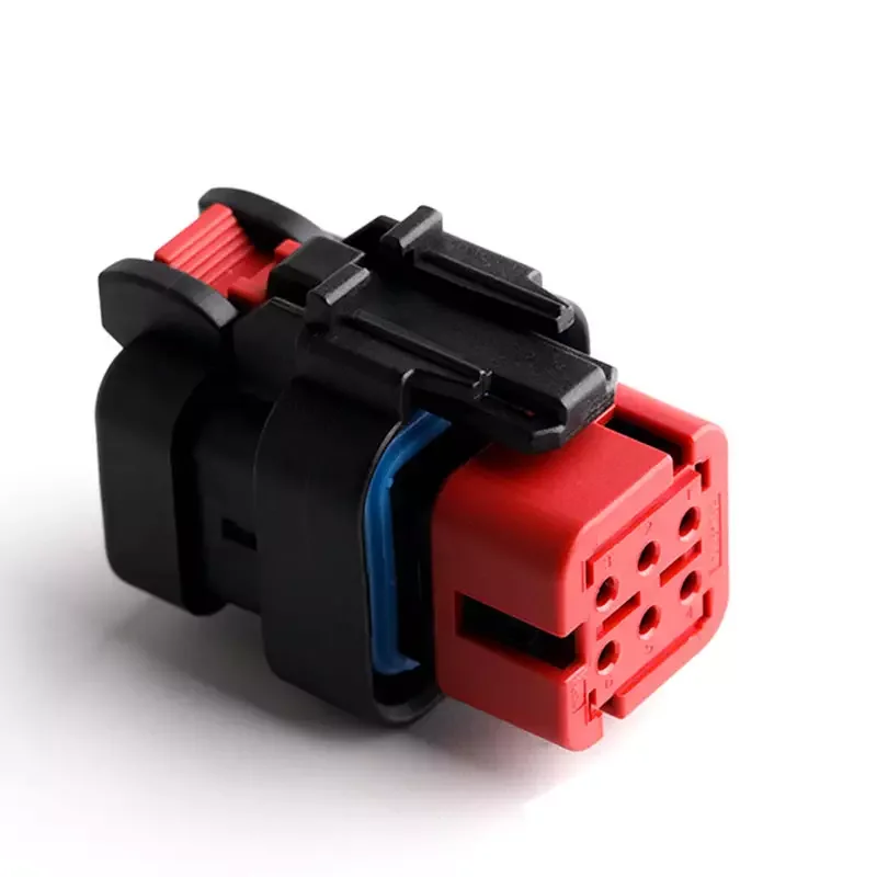 776433-1 AMP 6 Pin AMPSEAL 16 Sealed Female Excavator Camshaft Sensor wiring Harness Connector 776427-1