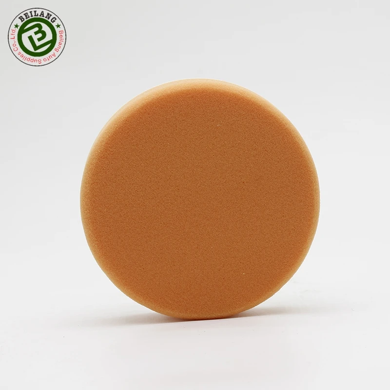 6' Car Polishing pad Orange Buffer Car Polishing Flat Foam Polishing pads