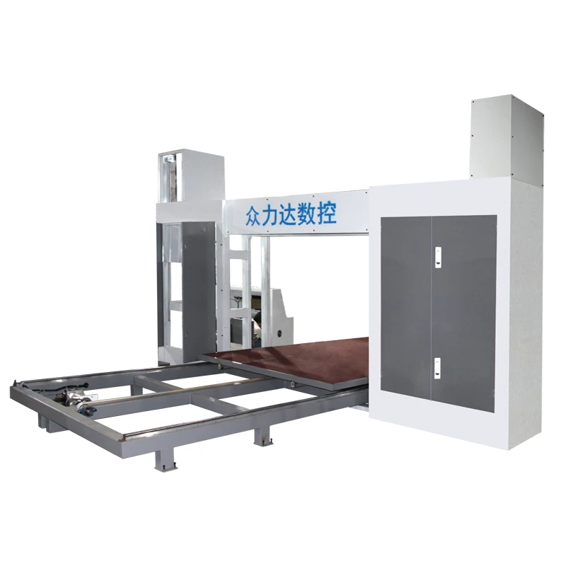 Sofa factory horizontal Contour Sponge CNC foam cutting machine high speed