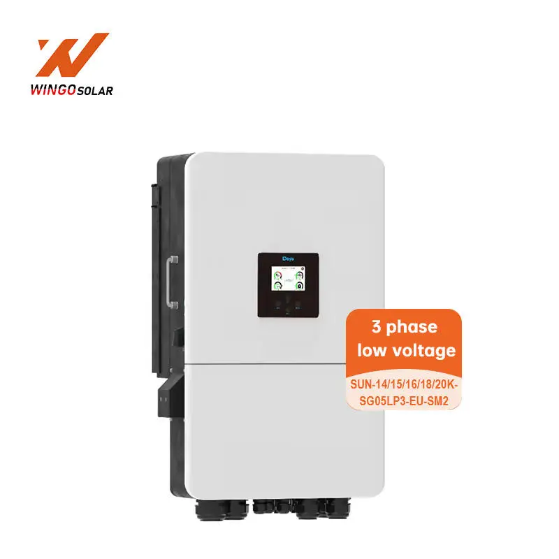 DEYE 3 Phase low voltage Solar Inverter SUN-5/6/8/10/12K-SG04LP3 5kw 6kw 8kw 10kw 12kw Deye Inverter with 5 yewars warranty