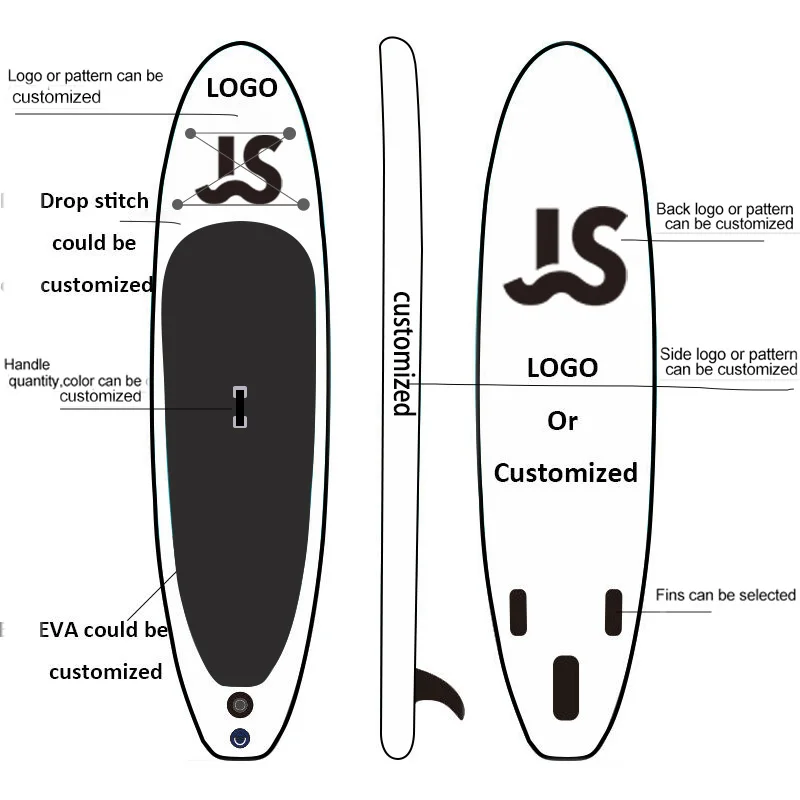 Wholesale Cheap Stand up Paddle Board Inflatable Surfboard Stand Inflatable Sup Board with six accessories GQ Borad