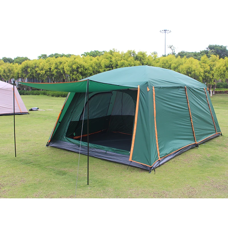 Glamping 4 seasons camping tents wholesale 4 persons waterproof outdoor large camping tent with rooms