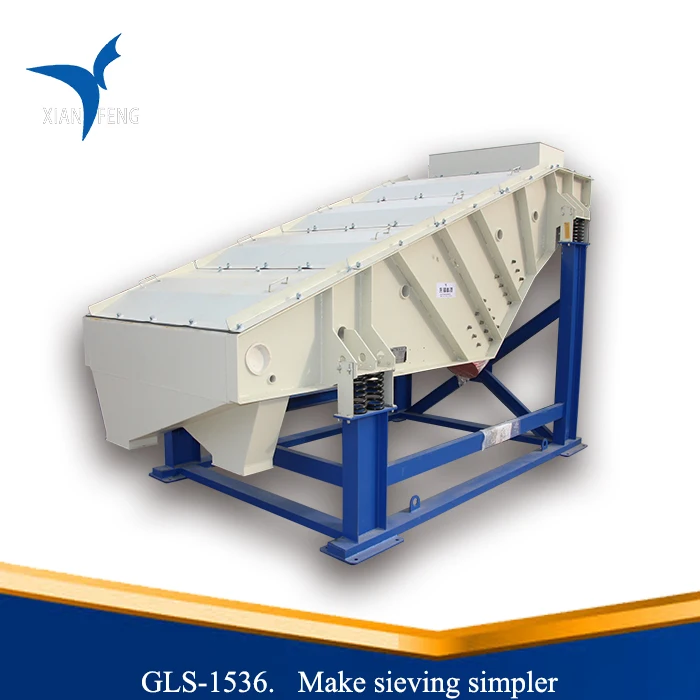 GLS1536-1 probability vibrating screening machine for screening petroleum coke carbonization agents