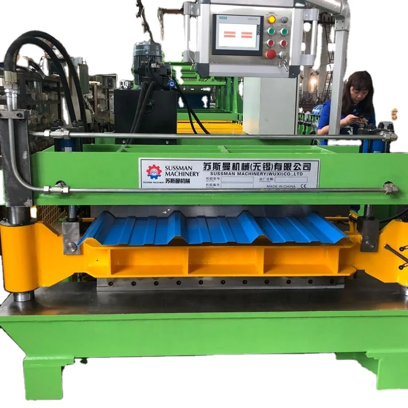0.3-0.8mm Thickness Double Layer Roof Panel Roll Forming PV4 and Corrugated Metal Sheet Roll Forming Machine