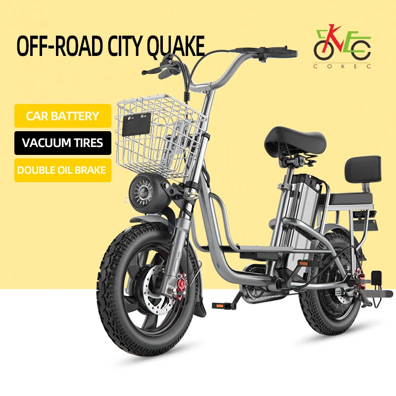 KKC 500W double suspension fat tire ATV 48v snowfield electric bike