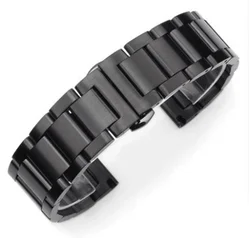 Hot product premium all brushed surface stainless steel quick release watch bracelet for smart watch band