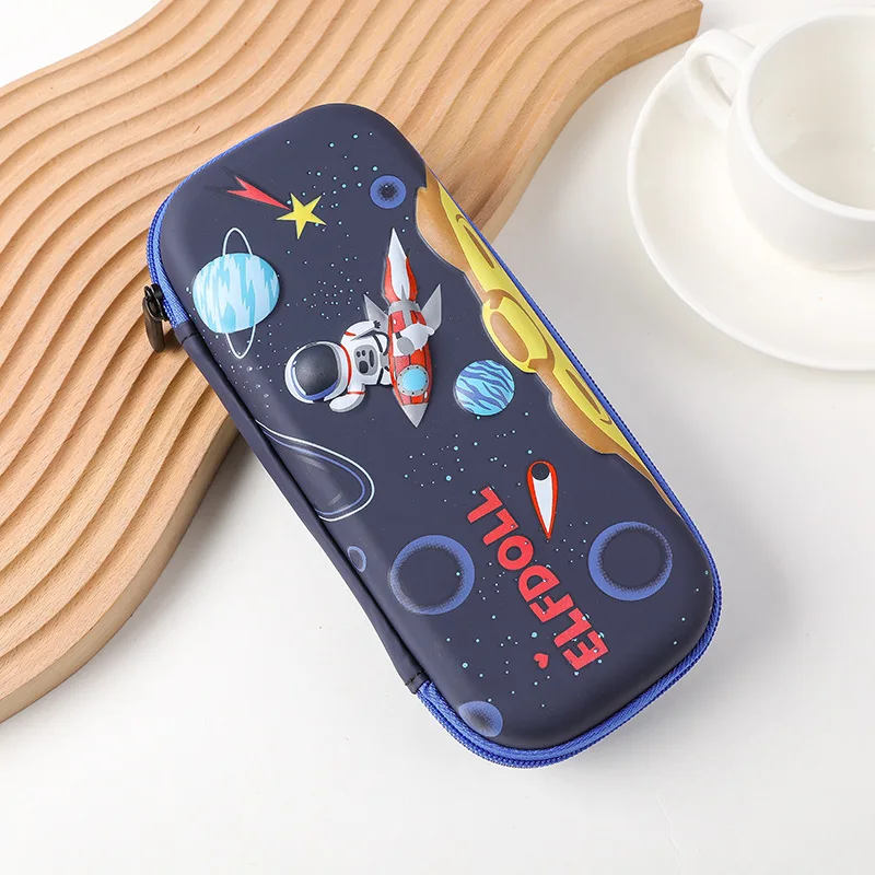 Multifunctional Stationery Box School Gift Students 3d Dinosaur Painted Large Capacity Cartoon Pencil Case For Kids