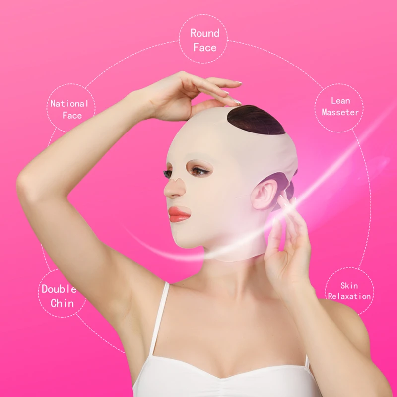 New Hot Face Slimming Band to Reduce Double Chin 2024 Trend Products V-shaped Nylon Material Beauty Slimming Belt