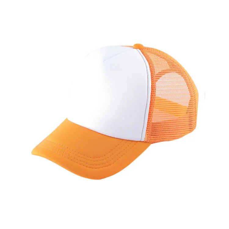 Wholesale Mens Blank Custom Foam Mest Trucker Hat High Quality Embroidered Logo Private Label 5 Panel Black Plain Trucker Cap