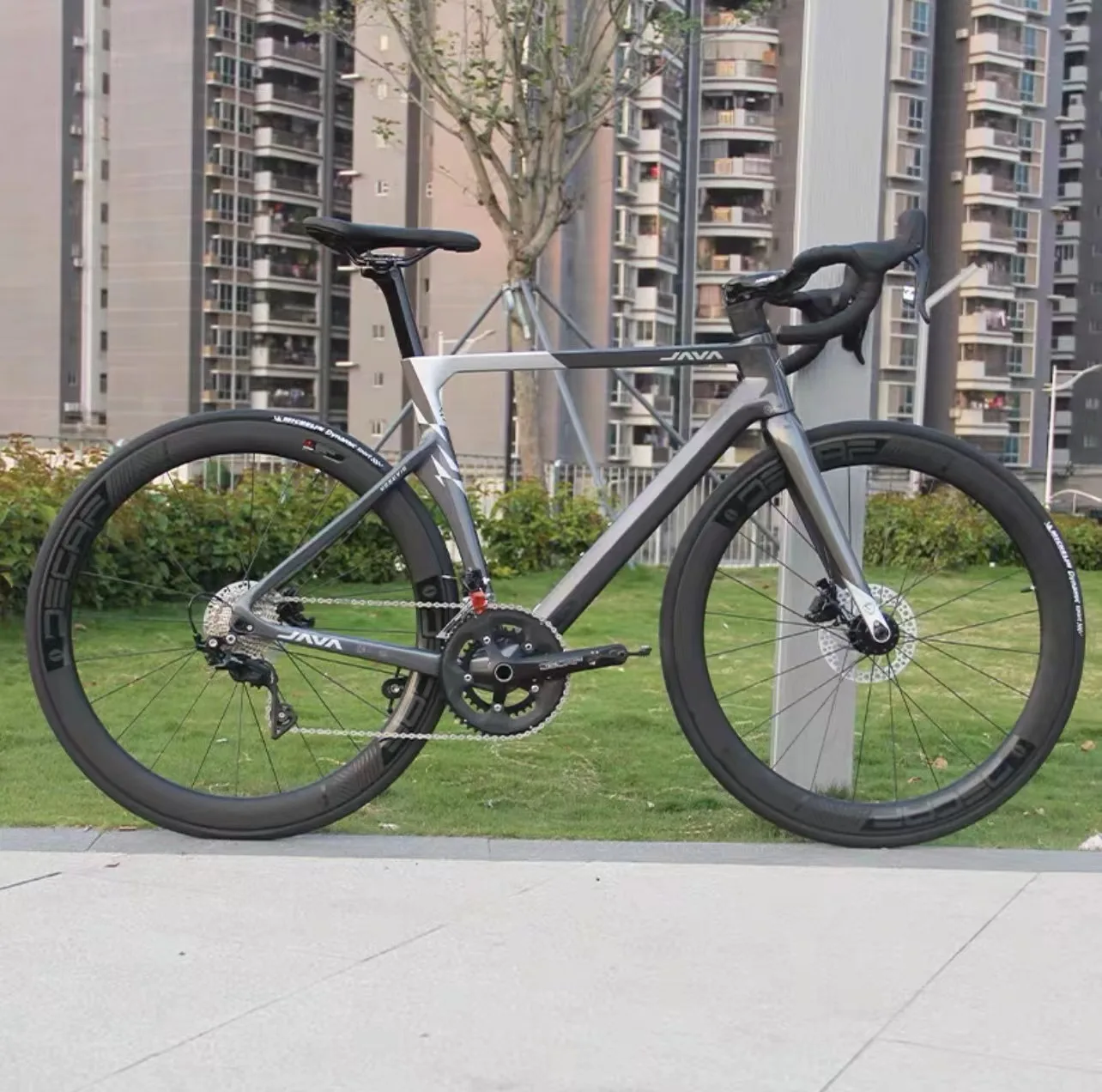 2023 New Java VESUVIO full carbon fiber frame road bike 24 speed hydraulic disc brake racing bike bicycle for sale