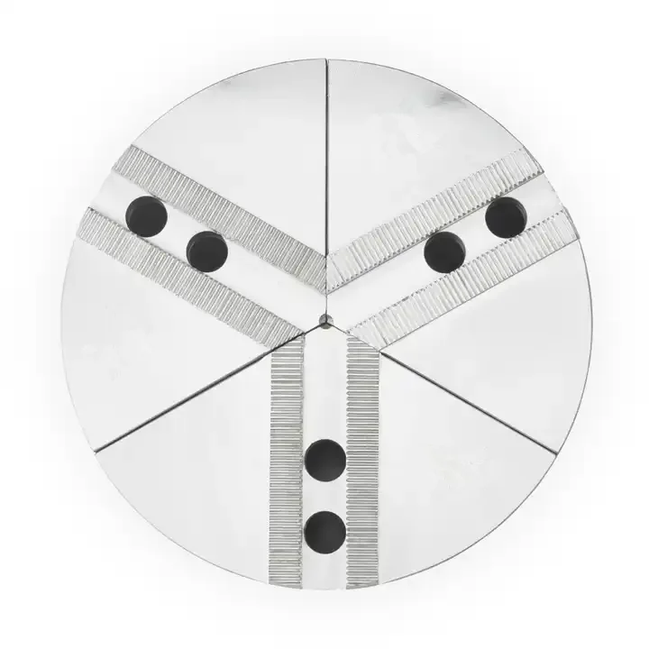 12 Inch Full Grip Round Pie Jaws Steel Pneumatic Power 3 Jaws for Chucks