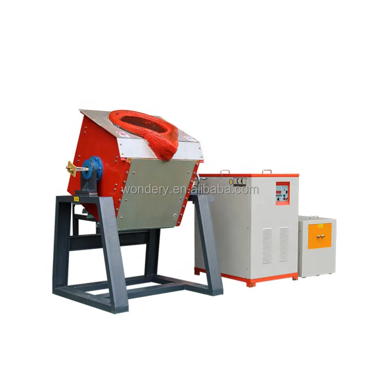 2022Tilting induct platinum silver gold melting electric induction furnace for sale