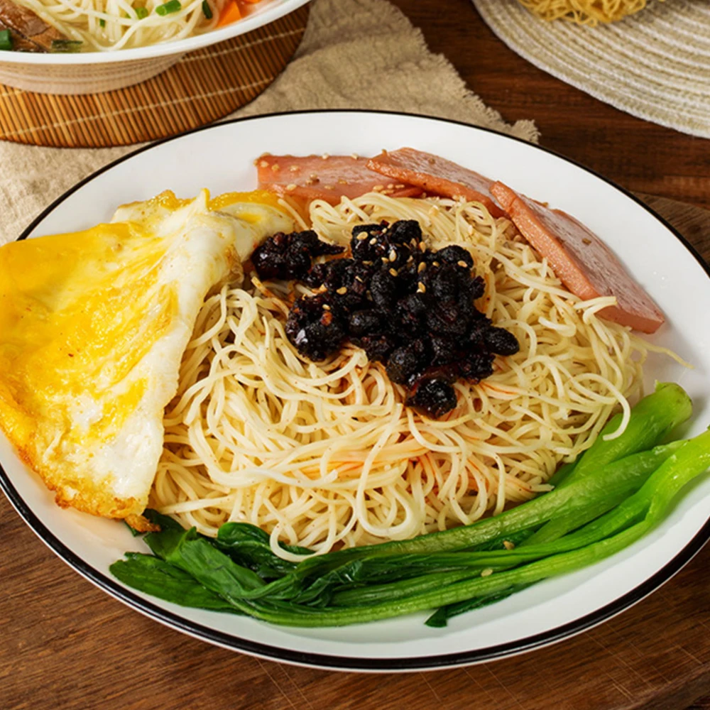 Заводская торговая точка Liji полезные продукты 1 кг халяльная лапша с низким содержанием жира круглая быстрого приготовления