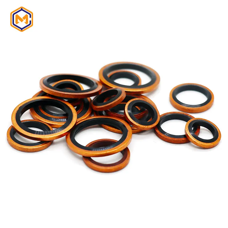 Self-Centering Bonded Seal Gasket Composite Gasket Iron Rubber Stainless Steel Compound Gasket