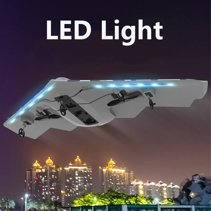 RC aircraft EPP foam toys with lights outdoor toy 2.4G 2.5 channel airplane toy with remote control