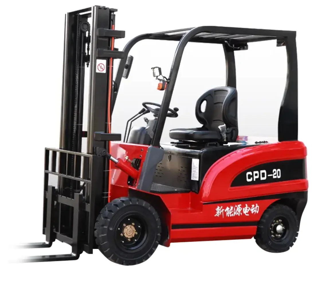 all terrain 2 ton 3 ton four wheels montacarga 4x4 electric forklift truck with battery charger