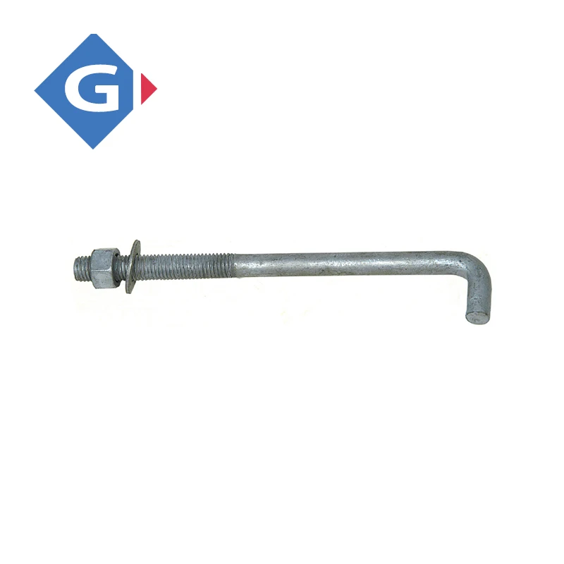 Gangda concrete heat treatment anchor bolt stainless steel l-shaped wedge anchor through bolt