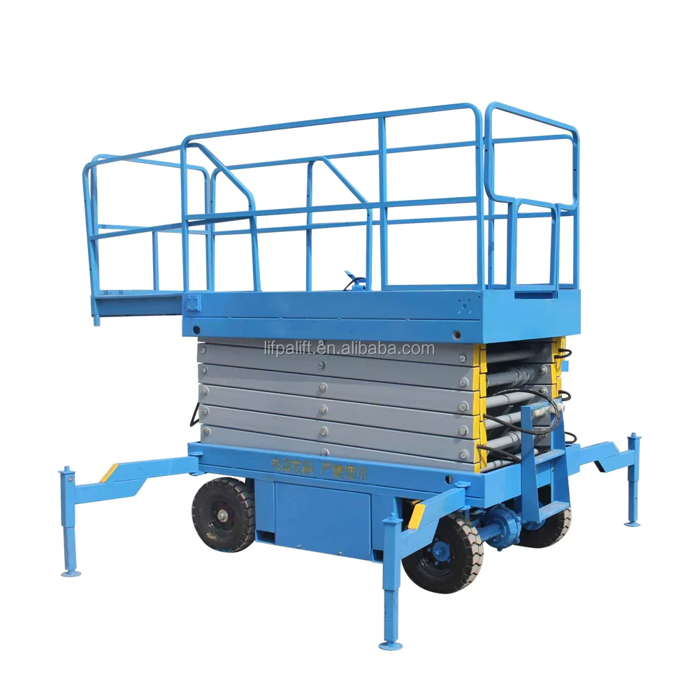 500kg Portable Electric Powered Scissor Lift