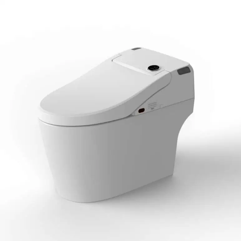 Роскошный электрический унитаз для ванной автоматический интеллектуальный умный душевой